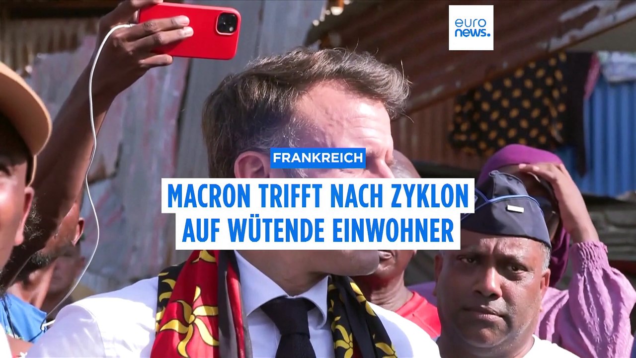 Wütender Empfang für Macron auf Mayotte