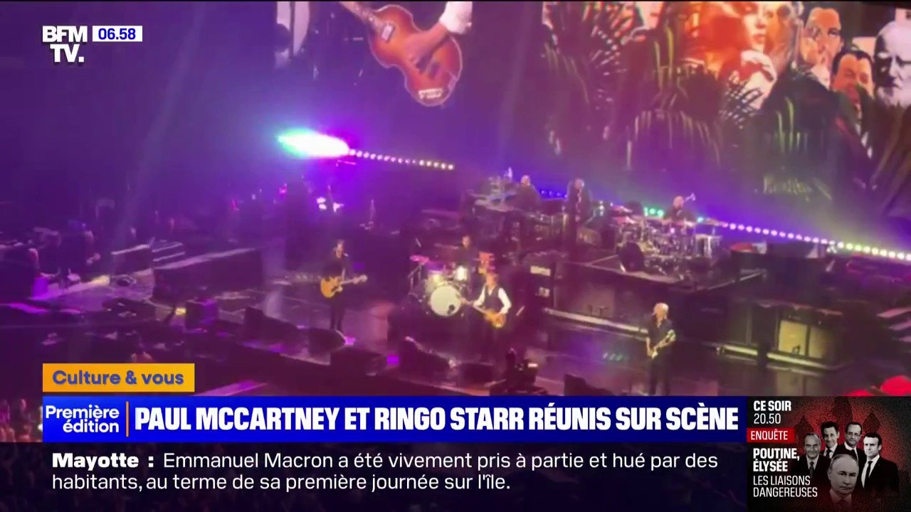 À Londres, Paul McCartney a été rejoint par Ringo Starr sur scène pour sa dernière date de l'année