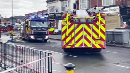 Fire crews at scene of fire in Birmingham