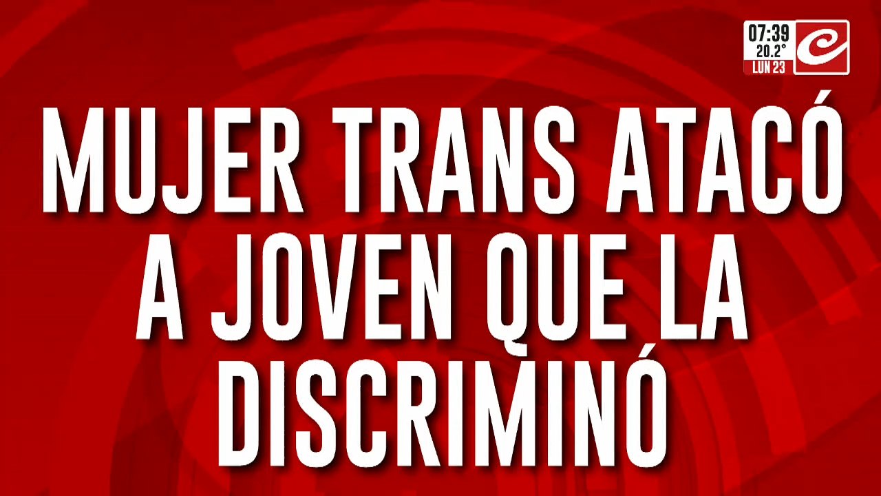 Mujer trans agredió salvajemente a joven que la discriminó