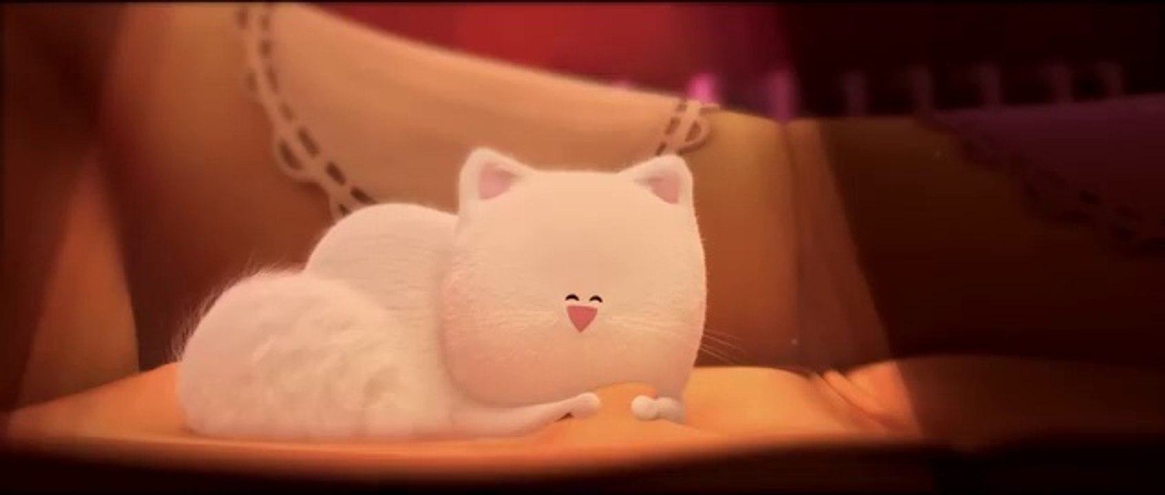Best small story cartoon kitty and larva