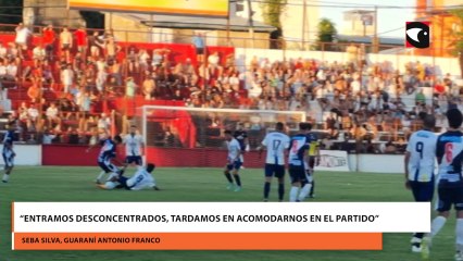 “Entramos desconcentrados, tardamos en acomodarnos en el partido”