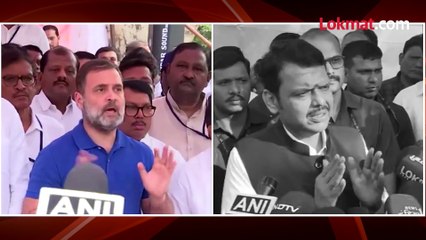 राहुल गांधी महाराष्ट्रात राजकीय हेतुनंच आले, मुख्यमंत्र्यांचा आरोप