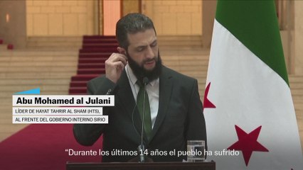 Al Julani, líder de HTS: "Deben levantarse las sanciones económicas a Siria"