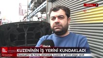 Başakşehir’de haraç alamadığı kuzenin iş yerini ateşe verdi