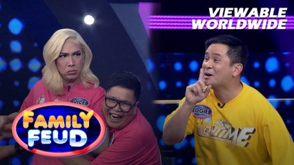 Family Feud: OGIE ALCASID, PINAINIT ANG ULO NI VICE GANDA! (Episode 634)