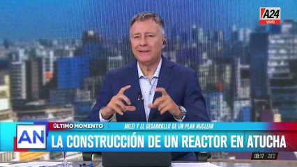 Javier Milei presentó el Plan Nuclear