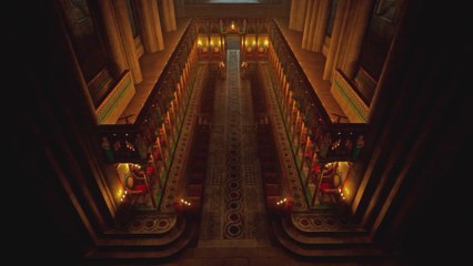 El “más lindo coro” románico de piedra, reducido a escombros en 1604, recobra la vida en Santiago