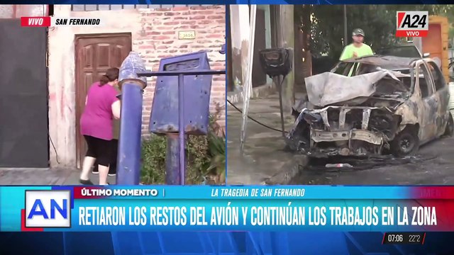 Tragedia aérea en San Fernando: retiraron los restos del avión y continúan los trabajos en la zona