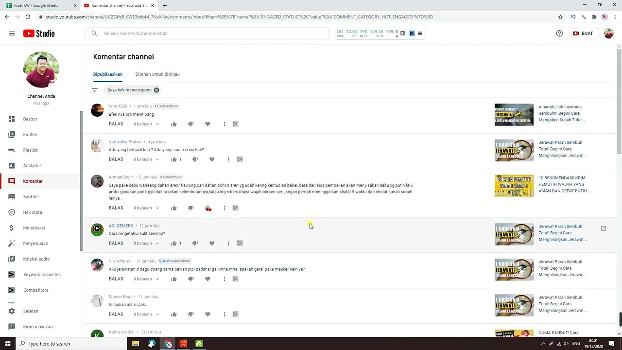 Cara Bertahan di Pencarian