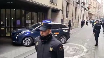Llegada al Juzgado de Valladolid del último investigado en el crimen de Esther López