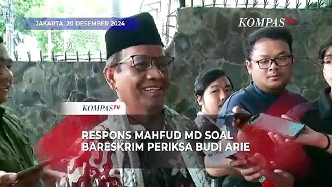 Respons Mahfud MD Soal Budi Arie Diperiksa Bareskrim Terkait Dugaan