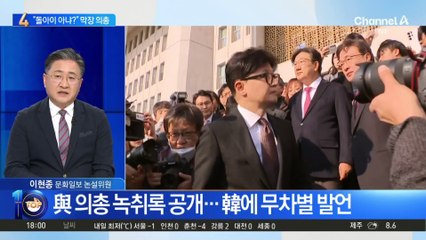 與 의총 녹취록 공개…탄핵안 가결 이후 ‘난장판’