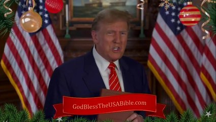 Christmas ad for Trump’s $60 Bibles airs on conservative media
