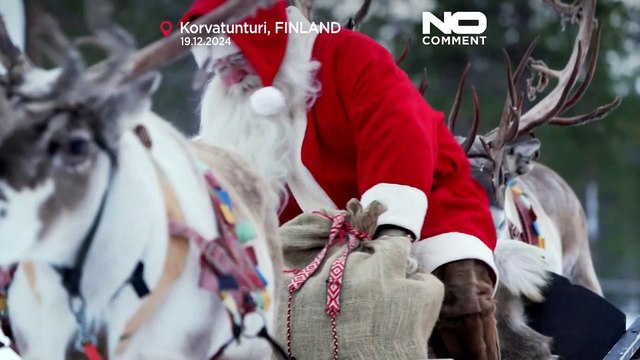 بدون تعليق: وبدأت رحلة عيد الميلاد.. بابا نويل يجوب العالم لتقديم الهدايا وكلّ حسب حظه