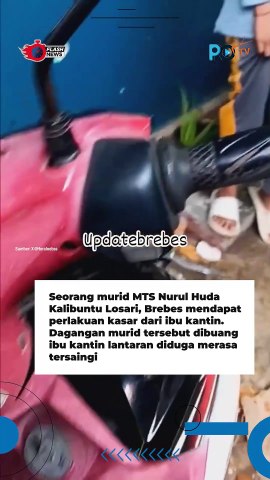 Merasa Tersaingi, Ibu Kantin Tega Buang Dagangan Murid MTS di Brebes