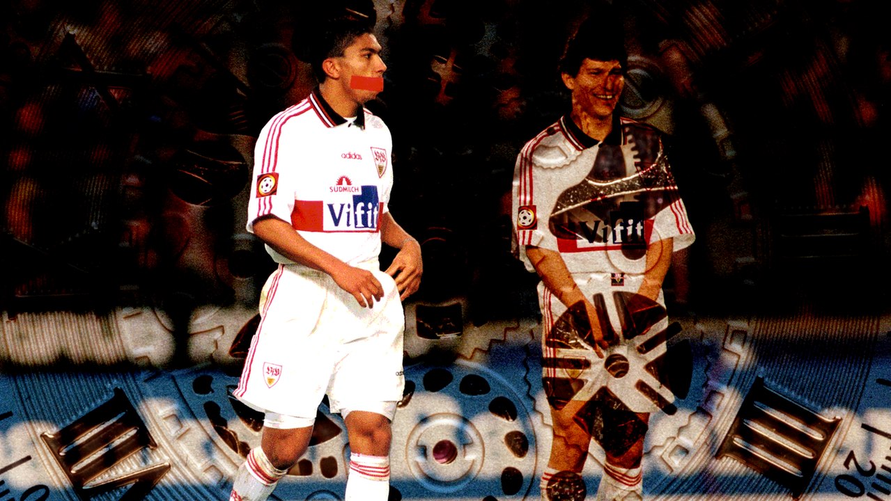 Als sich Giovane Elber selbst den Mund zuklebte