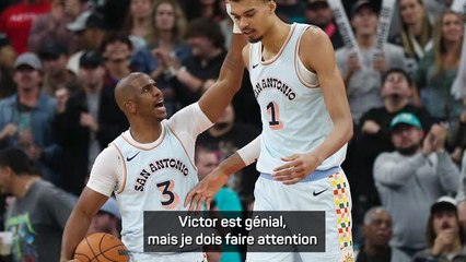 Spurs - Paul : "Victor est génial, il est différent !"
