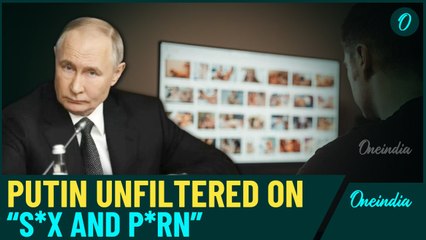 Full Speech: Putin Calls For 'S*X During Work Breaks Says This About Russian Po*n Videos