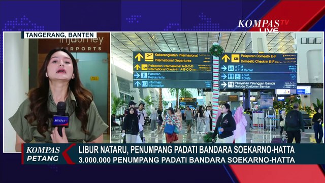 Libur Nataru, Begini Pantauan Kepadatan Penumpang di Bandara Soetta dan Stasiun Senen