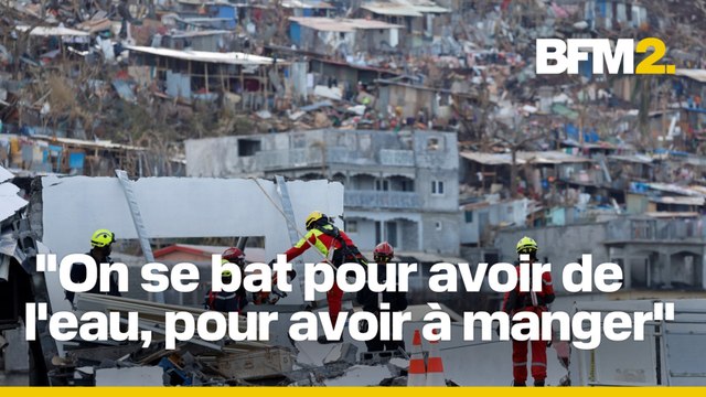 C'est toujours le chaos : le témoignage sur BFM2 d'un habitant de Mamoudzou, à Mayotte