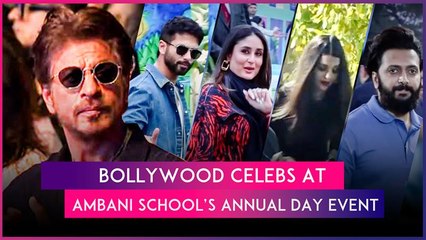 Shah Rukh Khan, Aishwarya Rai Bachchan & More B-Town Celebs Grace Ambani School’s Annual Day Event