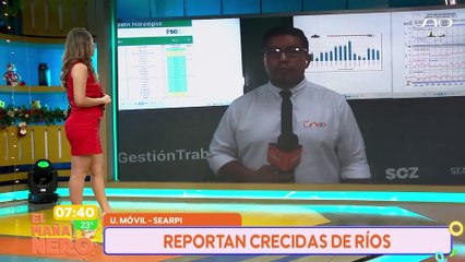 reportan crecidas de ríos