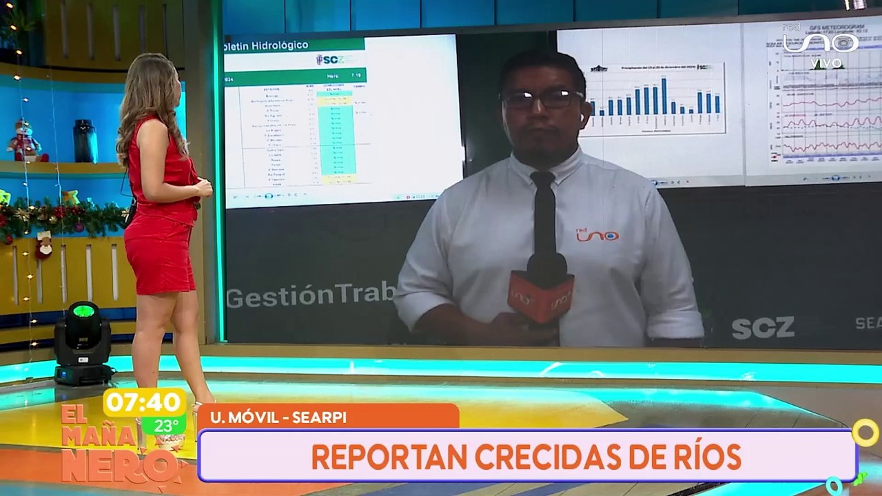 reportan crecidas de ríos