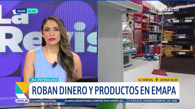 Roban en instalaciones de Emapa Cochabamba, antisociales rompieron un vidrio para poder ingresar