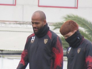 Entrenamiento del Sevilla del viernes 20 de diciembre