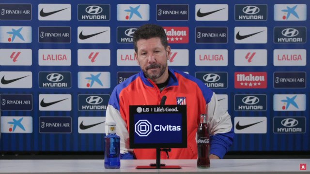 Rueda de prensa de Diego Pablo Simeone previa al FC Barcelona vs. Atlético de Madrid