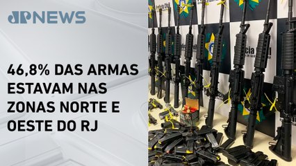 PM bate recorde na apreensão de fuzis no Rio de Janeiro