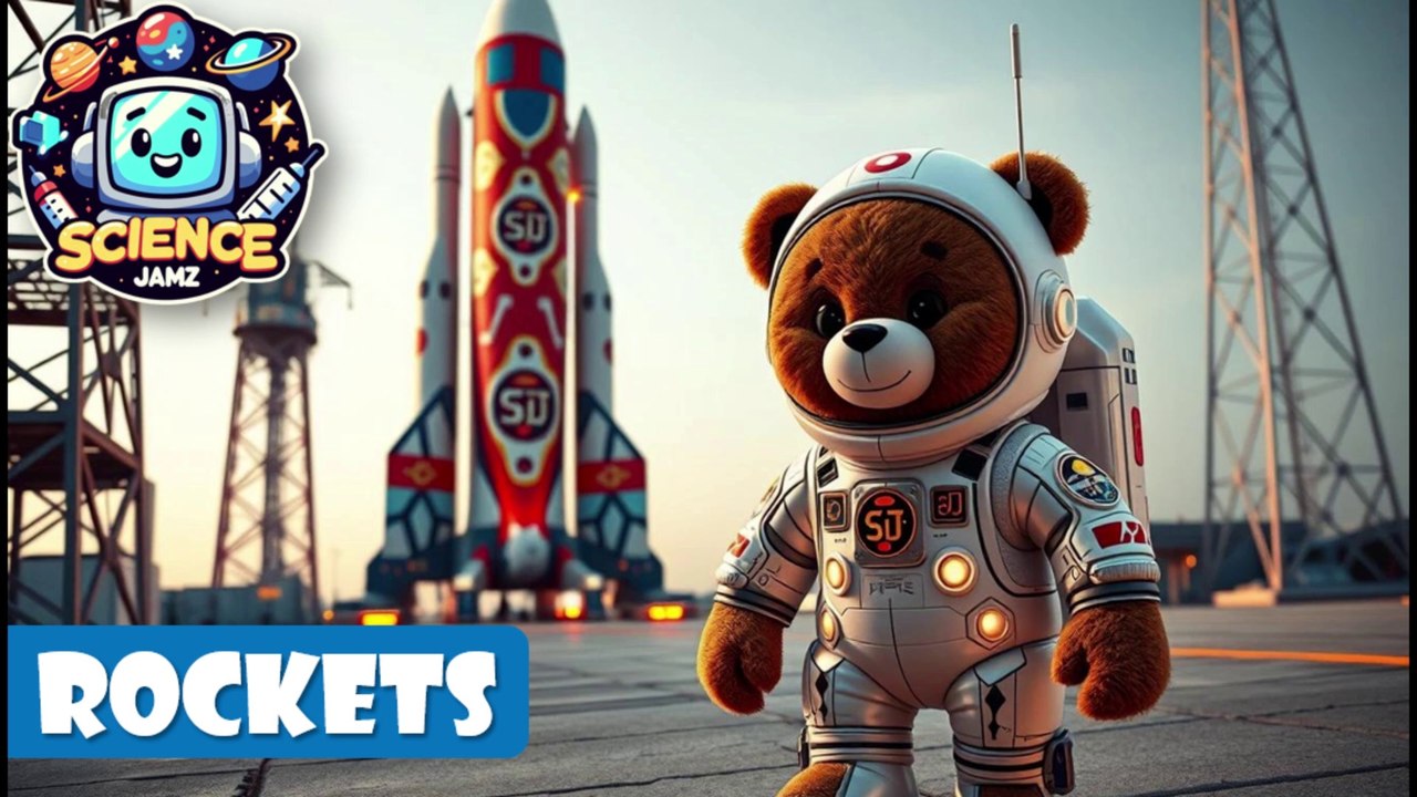 Rockets Opens Space’s Magic Door - Learn with Science Jamz - Kids Educational Nursery Dance Songs