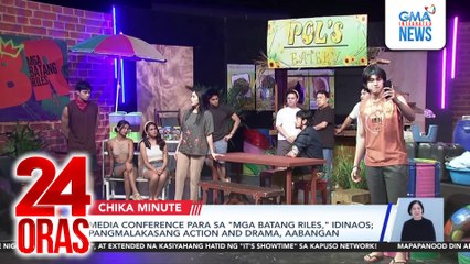 Media conference para sa "Mga Batang Riles," idinaos; pangmalakasang action and drama, aabangan | 24 Oras