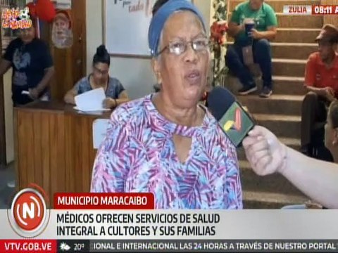 Zulia | Cultores y cultoras son beneficiados con jornada de salud en el municipio Maracaibo