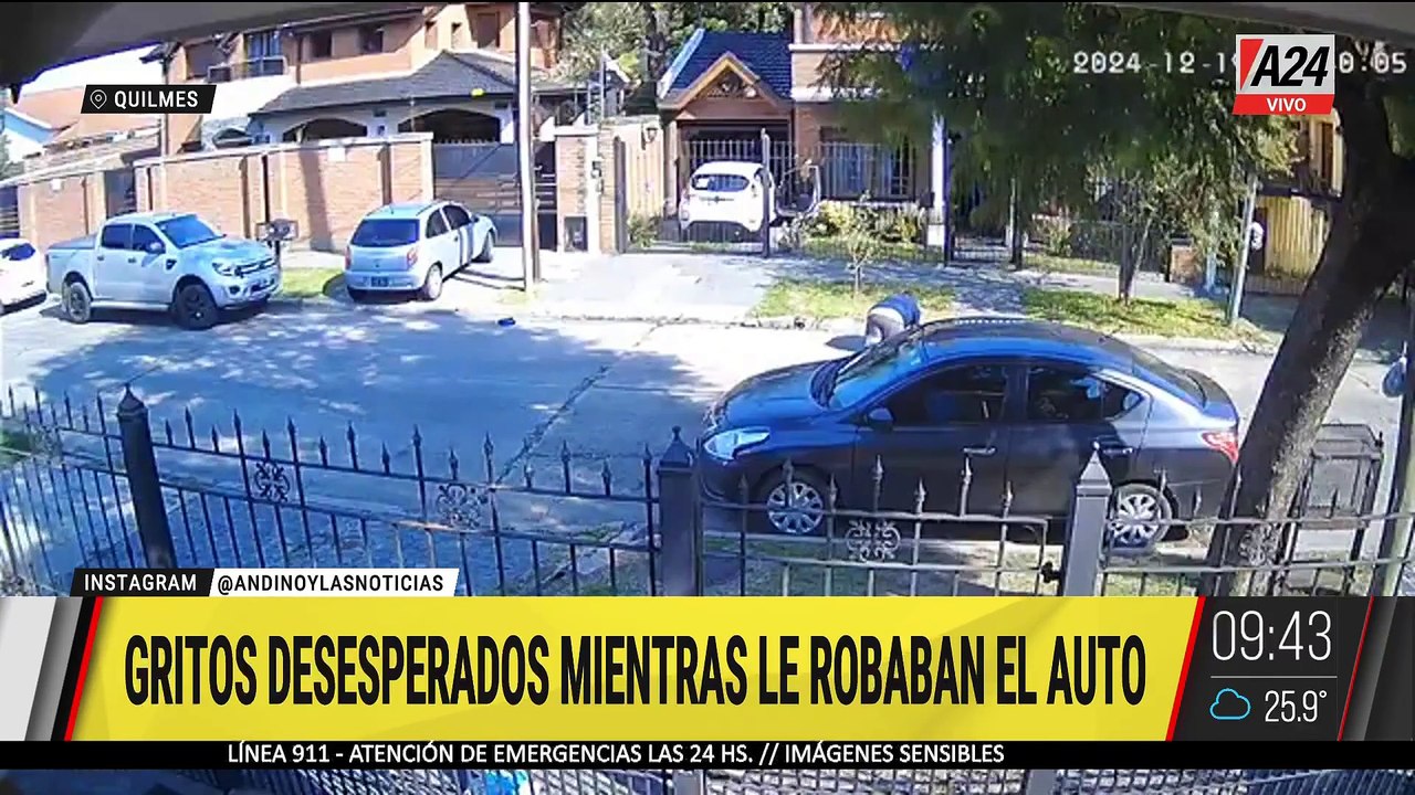 🚨 DESGARRADOR MOMENTO PASÓ UNA FAMILIA EN UN ROBO EN QUILMES: "¡PARÁ QUE ESTÁ MI HIJA"