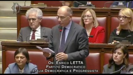 Enrico Letta lascia la Camera: "No a polarizzazione ed estremismi"