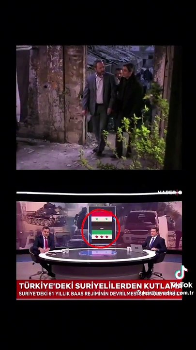 Kurtlar Vadisi’nin o efsane sahnesi gerçek oldu! Suriye'nin bayrağı yıllar önce işaret edilmişti