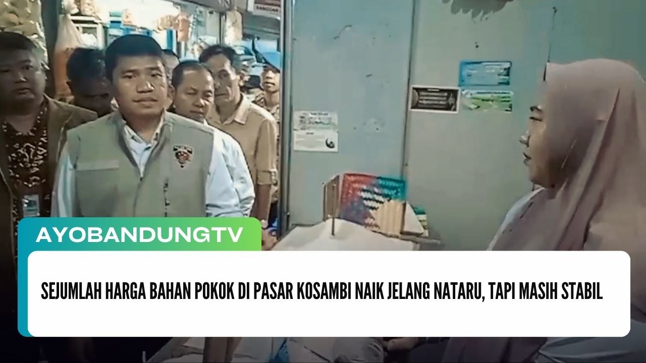 Sejumlah Harga Bahan Pokok di Pasar Kosambi Naik Jelang Nataru, Tapi Masih Stabil