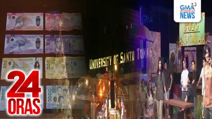24 Oras: (Part 3) Grupong ATOM, pinuna ang bagong disenyo ng pera; Annual Paskuhan sa UST; Media conference para sa "Mga Batang Riles", atbp.