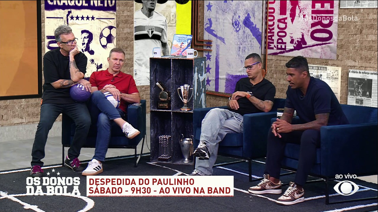 ‘Achei que não merecia’: Paulinho chora ao falar de jogo de despedida e revela bastidores