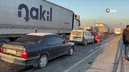 Kayseri'de zincirleme kaza