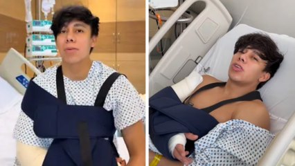 Sonrixs rompe el silencio y el influencer se  sincera sobre su accidente: "Podría perder la movilidad de mi mano"