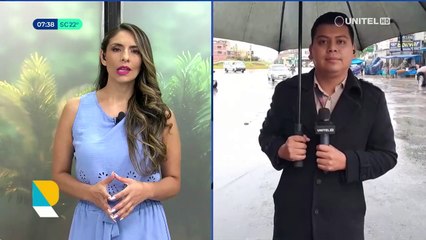 Persistente lluvia dejó anegadas varias calles y avenidas en Cochabamba
