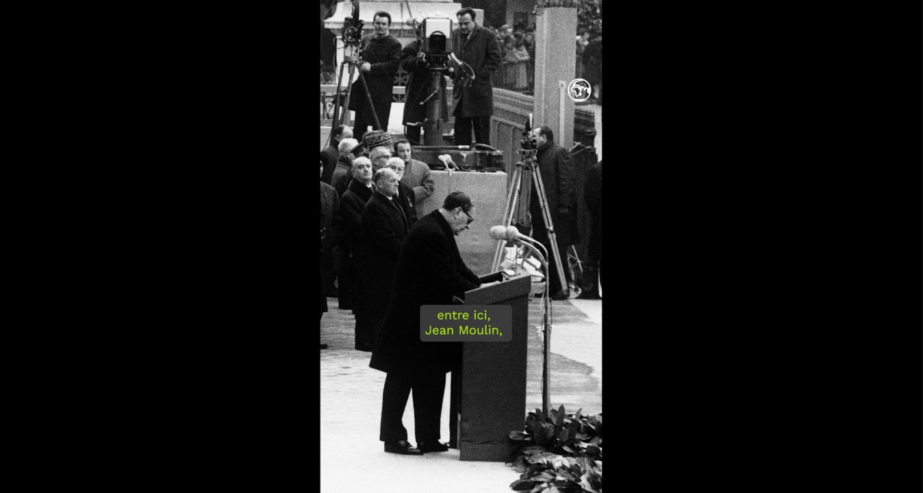 19 décembre 1964 : André Malraux prononce un discours en hommage à Jean Moulin