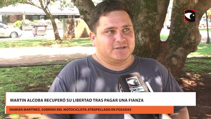 Martin Alcoba recuperó su libertad tras pagar una fianza