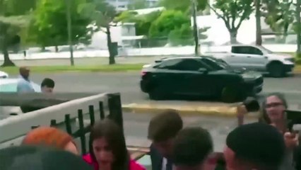 Daddy Yankee se reencuentra con Mireddys en la primera vista pública