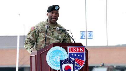 신임 한미연합사령관에 제이비어 브런슨 대장 취임 / YTN