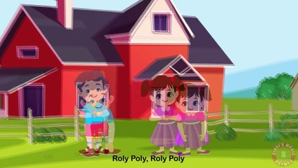 Roly Poly Action Song  Body Movement for Children  Bindis Music  Rhymes_1080