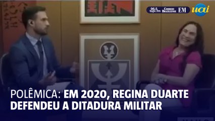 Após elogiar "Ainda estou aqui", volta a viralizar vídeo de Regina Duarte defendendo a ditadura militar